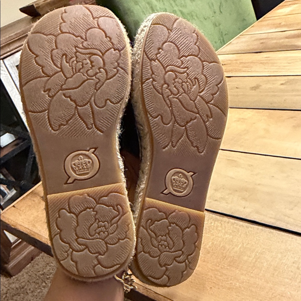 Born Black Leather Espadrille Slide Sandals - Picture 3 of 10